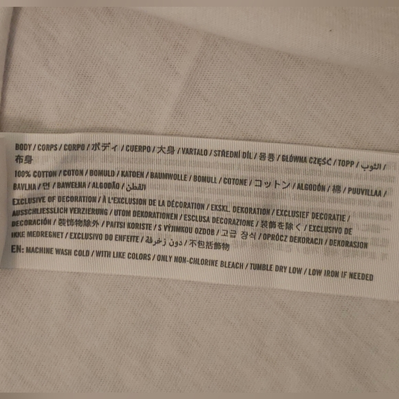 Hollister Womens White Embroidered Logo Tee Large - Picture 3 of 4